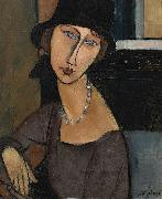 Amedeo Modigliani Jeanne Hebuterne USA oil painting artist